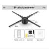 56cm 3D Fan Hologram Projector, Wifi Display Advertising Logo Light, Led Sign Holographic Lamp, Three-Dimensional Projectors for Business view 4