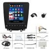 4G+64GB WiFi Car Stereo Radio Upgrade for Ford Mustang 2010-2014 Car Radio Android 14 Double Din 9.7 inch IPS Touch Screen Head Unit GPS Navi w/Carplay Android Auto Bluetooth FM DSP AHD Camera Mic view 4