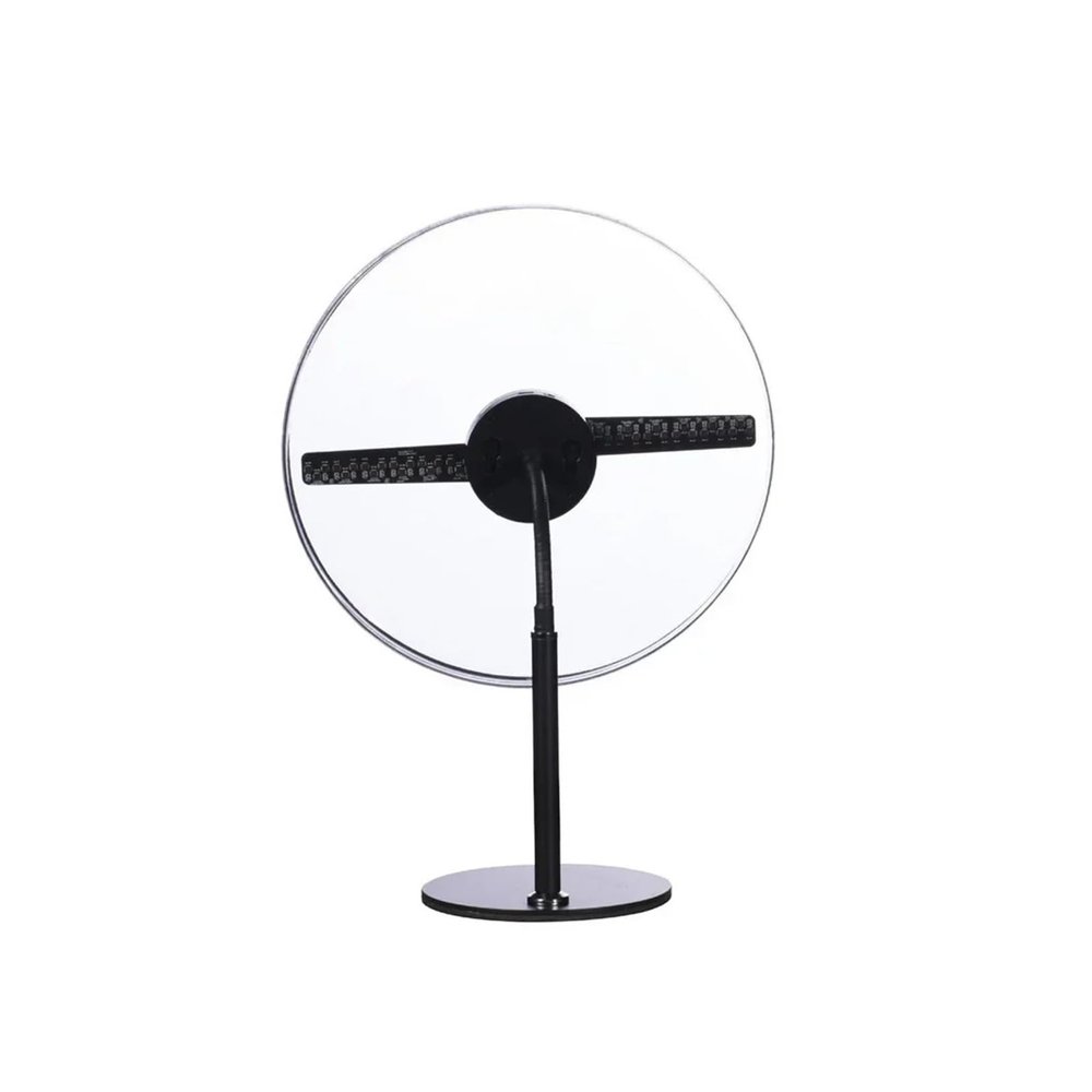 30CM 3D Hologram Projection Fan, Desktop LED Holographic Light Player, Advertising Display Machine for Business(Clear)