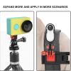 ANGESHA Universals Mounting Screw Adapters for Action Cameras Toolless Installation Aluminum Alloy Construction Multiple Device view 3