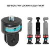 ANGESHA Universals Mounting Screw Adapters for Action Cameras Toolless Installation Aluminum Alloy Construction Multiple Device view 4