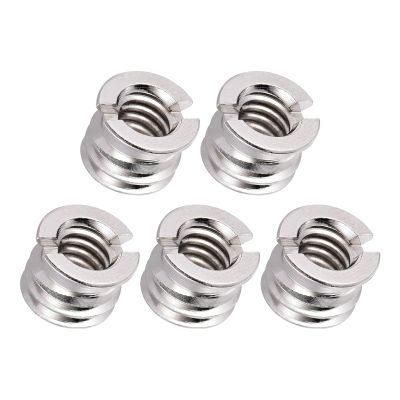 KEXIAO 1/4 to 3/8 Adapter Nut Suitable for DSLR Camera Tripod Mount Quick Installation Durability Metal Construction