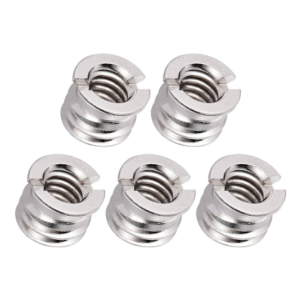 KEXIAO 1/4 to 3/8 Adapter Nut Suitable for DSLR Camera Tripod Mount Quick Installation Durability Metal Construction