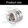 KEXIAO 1/4 to 3/8 Adapter Nut Suitable for DSLR Camera Tripod Mount Quick Installation Durability Metal Construction view 3
