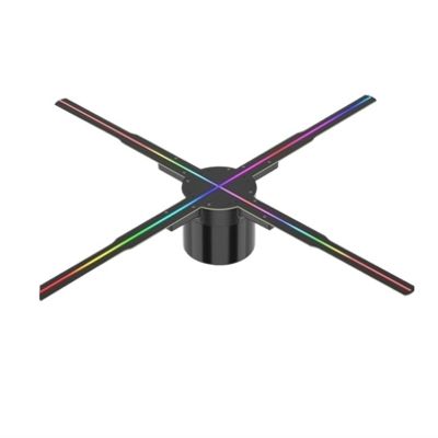 50CM 3D HD Hologram Fan Projector, LED Sign Holographic Player, Support Image Video Shop Bar Party Advertising Display Light for Business