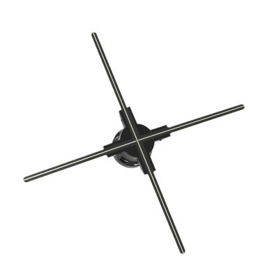 80cm 3D Hologram Fan Projector Wifi LED Sign Holographic Player Shop Bar Party Advertising Display Light Support Splicing for Business