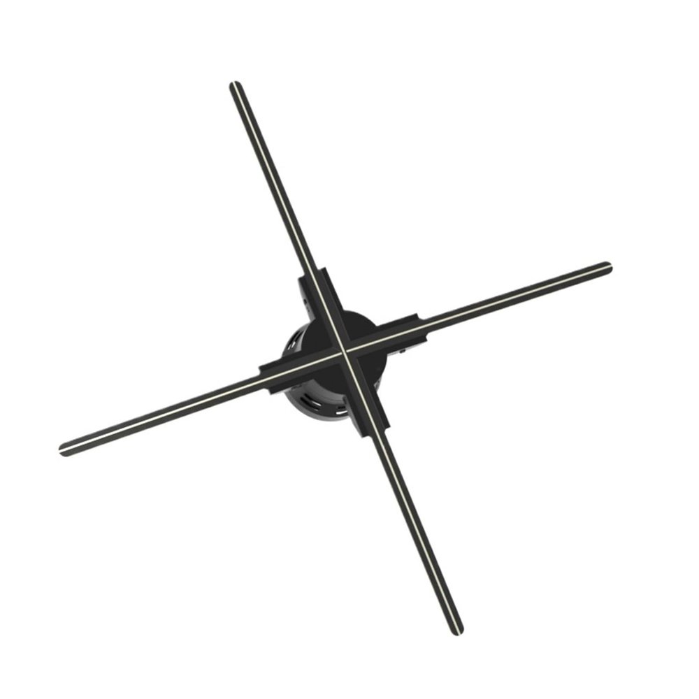 80cm 3D Hologram Fan Projector Wifi LED Sign Holographic Player Shop Bar Party Advertising Display Light Support Splicing for Business
