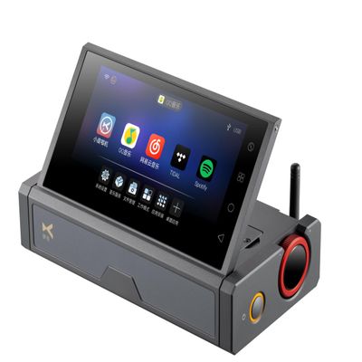 xDuoo DP-10 Pure Digital Music Streamer - Hi-Fi Music Transports, Streaming, Local, and Wireless Lossless Music Player PCM768kHz/DSD512, Bluetooth 5.4, 5.5-inch HD Touchscreen