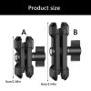 ANGESHA Metal Camera Stabilizer Arm 20mm Ball Head Connector Lightweight Aluminum Alloy Construction for Sports Camera view 3