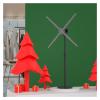 3d Holographic Projector Fan Screen Led Lamp Beads Wifi Control Advertising Light Support Video Picture Neon Sign for Business(80cm) view 4