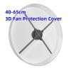 3D Fan Hologram Projector Protection Cover, Hologram Projector Light Advertising Display Shell, LED Fan Acyrlic Cover Bag for Business(For 62-65cm fan) view 3