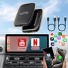 2025 Upgraded Wireless Carplay and Android Auto Dongle Support Netflix /YouTube, CarPlay Ai Box with USBA-C and USBC-C Cable for iPhone Android,Convert Wired to Wireless Car Play Stream to Your Car view 1