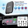 2025 Upgraded Wireless Carplay and Android Auto Dongle Support Netflix /YouTube, CarPlay Ai Box with USBA-C and USBC-C Cable for iPhone Android,Convert Wired to Wireless Car Play Stream to Your Car view 3