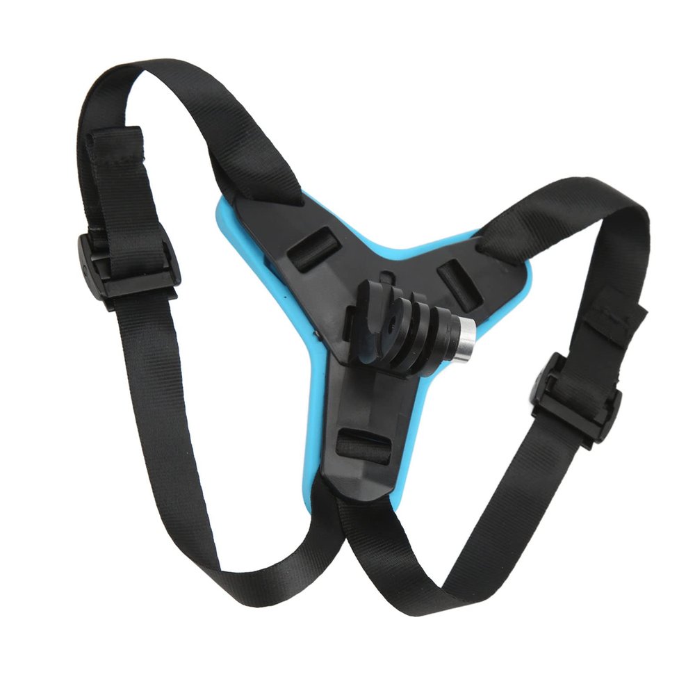 CHICIRIS Helmet Chin Mount,Adjustable Strap Action Camera Holder,nonslip design for riding,for Skateboarding,Skiing,Cycling,Mountain Biking, 7,6,5&POV cameras