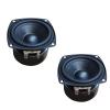 KEXIAO 3Inch Square Double Magnet Full Ranges Loudspeaker with Metal Rubber Housing for Outdoor Camping and Travel view 1