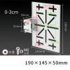BeElion Tool-Free Security Camera Mount Bracket - Adjustable Thickness (0-3cm) for Glass/Wood Doors, Universal Plate for CCTV, IP Cameras, No Drilling Needed view 2