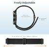 22mm Quick Release Watch Band Compatible with Garmin Venu 4 45mm/Venu 3/Venu 2/Vivoactive 4 45mm Watch Bands, 2 Pack Magnetic Braided Soft Nylon Straps for Forerunner 265/255 Women Men view 4
