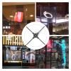 3D Holographic Projector, WIFI Hologram Christmas Lights Fan, Screen Led Logo Advertising Lights Support APP PC for Business(50cm) view 3