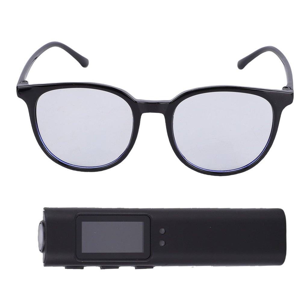 Jectse Portable Camera Glasses, 2.7K HD 12MP WiFi Video Recording Glasses with 110 Degree Wide Angle Lens, for Vlog Travel Outdoor Sports Bike Riding (Without Memory Card)