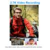 Jectse Portable Camera Glasses, 2.7K HD 12MP WiFi Video Recording Glasses with 110 Degree Wide Angle Lens, for Vlog Travel Outdoor Sports Bike Riding (Without Memory Card) view 2