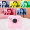Jectse 48MP Instant Print Camera, 1080P Video 16X Digital Zoom 2.4 Inch Screen with 4 Color Printing Rolls, for Boys Girls Kids Gifts (Pink) view 3