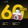 Jectse Super HD Camera Compact Retro Keychain Style 1080P Color Screen Tiny Vlog Camera with 0.96 Inch Monitor, Lightweight and Easy to Use, Long Standby Time, Wearable and Stylish for view 3