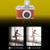 Jectse Super HD Camera Compact Retro Keychain Style 1080P Color Screen Tiny Vlog Camera with 0.96 Inch Monitor, Lightweight and Easy to Use, Long Standby Time, Wearable and Stylish for view 4