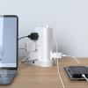 5ft Tower-Shaped Flat 45 Plug with USB/USB-C Ports, 12 AC sockets Power Strip, Surge Protection Strip with 2 USB and 1 US view 4
