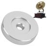 Phonograph Record A, Metal Turntable Disc Accessory, Replacement Part for Record Player, Silver A with Sturdy for Stable Record Playing, view 2