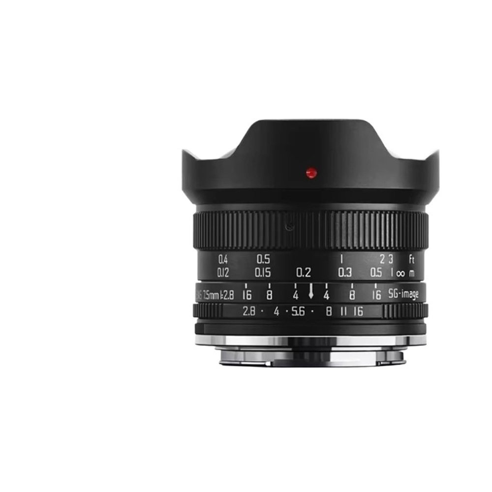 Compatible for Sony E 7.5mm F2.8 Fisheye Manual Lens for APS-C Cameras Z EOS R RF EOS M L M43 X(XF)