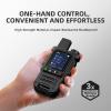 NEXTELECOM NK6 4G LTE Walkie Talkie, Global Unlimited Range Two Way Radio with SIM Card, Noise Cancelling AES256 Flashlight PTT Radio for Trucking, Construction, Security, Outdoor view 2