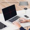 GOWENIC Laptop Privacy Screen Filter for 14" 16:9 Aspect Widescreen Display, Anti Glare Protector Blue Light Filter, Visual Range Within 30 view 2