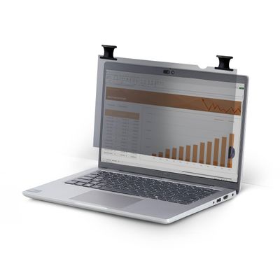 StarTech.com 14-inch 16:9 Bright Privacy Screen Filter with Touch, Flip-Over, 75% Light Transmittance, Anti-Glare