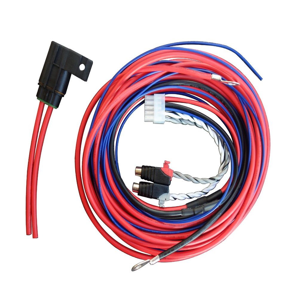 10-Pin Fuse Fused 5 Meters 10AWG Power 1 Meters Ground Wire Speaker high Level Input Harness Plug RCA Cable Subwoofer Compatible with Pioneer TS-WX1210AM TS-WX1210A TS-WX1010A TS-WX300A TS-WX300TA