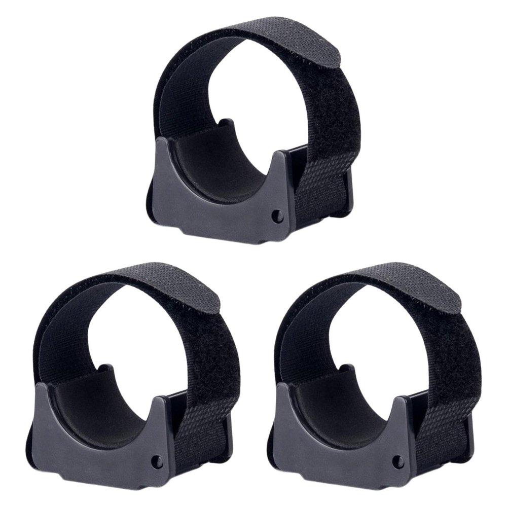 Flashlight Mounting Bracket Torch Holder Portable Rubber Professional Versatile Accessories for Camera Security- 3 Piece