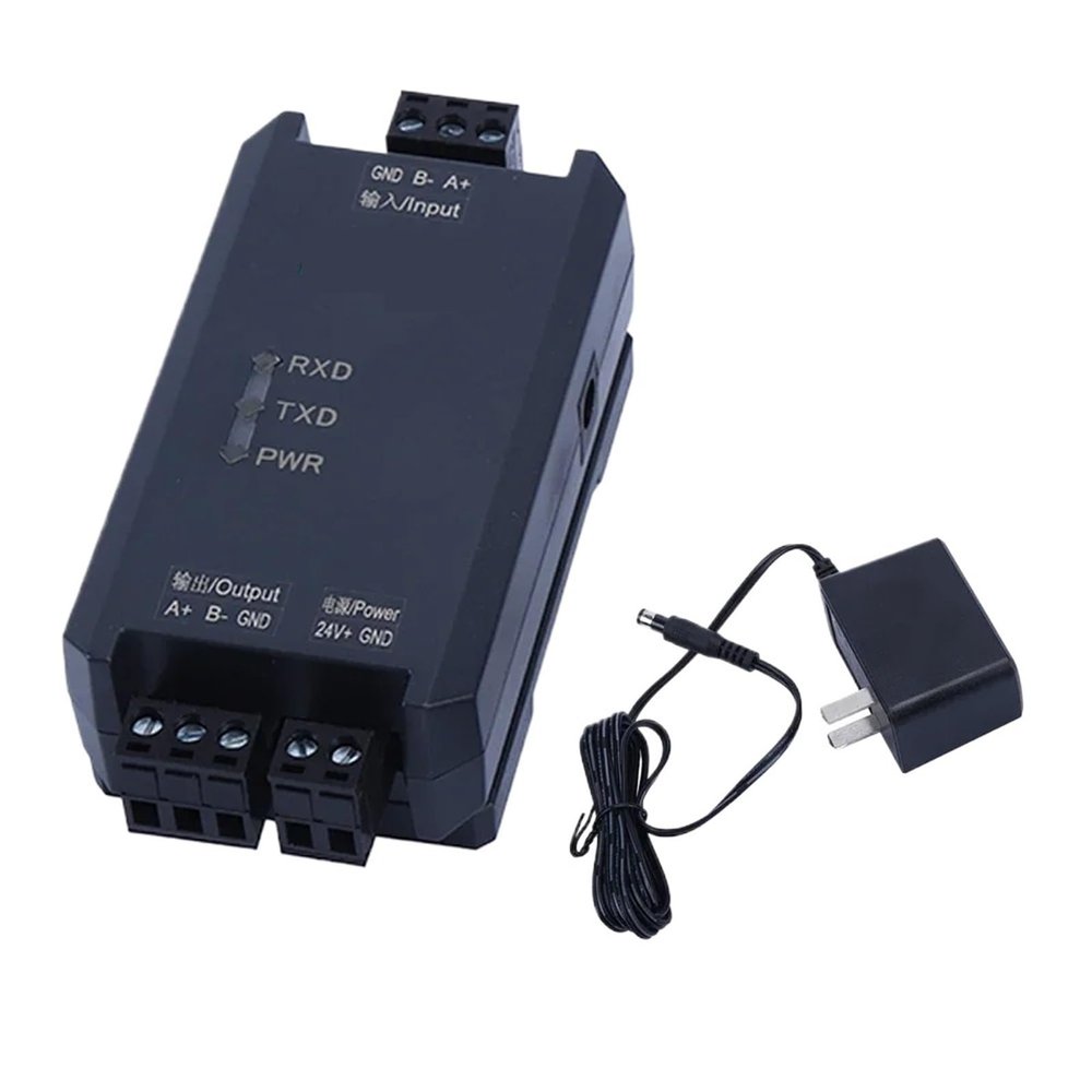 1pcs RS485 Repeater Industrial Grade Amplifier Distance Extender RS-485 External Power Supply
