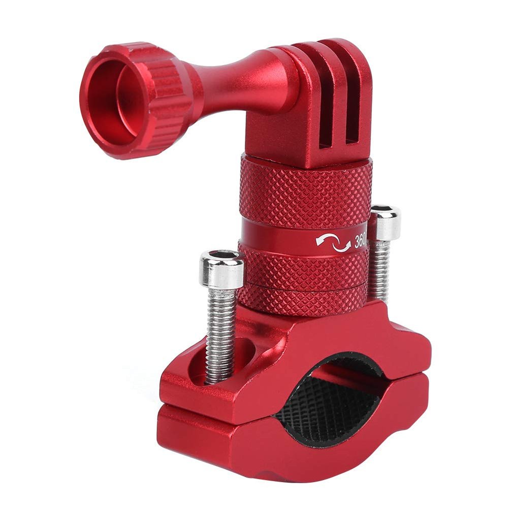 CHICIRIS Bike Mount for Action Camera, 360 Degree Clamp On Design, Lightweight and Durable, Adventure Gear for Outdoor Enthusiasts, Travelers, and Action Camera Users