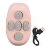 ZAICOLER Remote Control, Multi Function Wireless Phone Selfie Shutter with Page up Down Left Right Volume Control for Android 8.0 and Above TikTok Video Recording (Pink) view 1