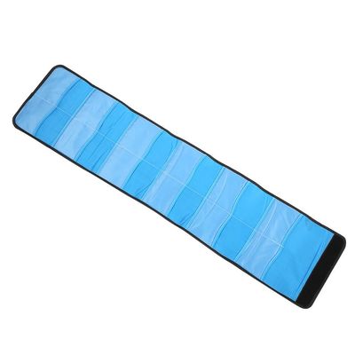 Tbest Camera Lens Filter Storage Bag Shock Absorption Nylon Pouch for DSLR Photography 12 Slots Black within 82mm