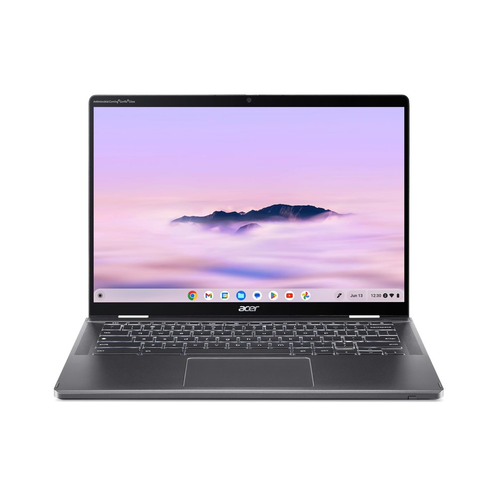 acer Chromebook Plus Spin 714 CP714-1H-54UB  14" WUXGA Touchscreen 2-in-1 Laptop, Intel Core Ultra 5 115U, 8GB LPDDR5, 256GB SSD, Stylus, Wi-Fi 6E, ChromeOS (Renewed)