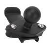 Spryflower Board GPS Back Mount Shake Handheld GPS Holder, GPS Mount with 1 Inch Head, 360 e Rotatable GPS Bracket for Car, Compatible with view 3