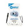 Comply TrueGrip | Premium Memory Foam Replacement Earbud Tips for Apple AirPods Pro Gen 3 | Long Lasting Comfort, Secure Fit, Superior Noise Isolation| White (Large) (3 Pairs) view 1