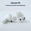 Comply TrueGrip | Premium Memory Foam Replacement Earbud Tips for Apple AirPods Pro Gen 3 | Long Lasting Comfort, Secure Fit, Superior Noise Isolation| White (Large) (3 Pairs) view 4