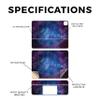 Keyboard Skin Compatible with Apple Magic Keyboard for iPad Pro 13" (M5) 2025 - Nebula - Premium 3M Vinyl Protective Wrap Decal Cover - Easy to Apply | Crafted in The USA by MightySkins view 3