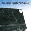 Keyboard Skin Compatible with Apple Magic Keyboard for iPad Pro 11" (M5) 2025 - Green Marble - Premium 3M Vinyl Protective Wrap Decal Cover - Easy to Apply | Crafted in The USA by MightySkins view 2