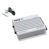 JBL PRV-175 Marine Gauge Style Bluetooth AM/FM Receiver, 4X 6.5 195 Watt Peak Power Multicolor LED Speakers, Charcoal and White Grilles, Wire, LED Remote, 4-Channel Amplifier w/Kit, USB Adapter view 4