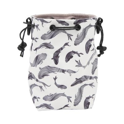 Brrnoo Camera Bag, Camera Bag with Shoudler Strap Portable Large Capacity Small for Instant (Whale)