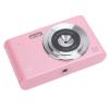 Brrnoo Digital Camera, Kids Digital Camera with Flash 16x Zoom 4K 48MP 2.4 Inch IPS Screen Anti Shake Video Recording Compact 4K (Rosy) view 1