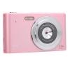 Brrnoo Digital Camera, Kids Digital Camera with Flash 16x Zoom 4K 48MP 2.4 Inch IPS Screen Anti Shake Video Recording Compact 4K (Rosy) view 2
