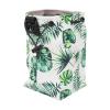 Brrnoo Camera Bag, Camera Bag with Shoudler Strap Portable Large Capacity Small for Instant (Green Leaves) view 3
